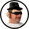 Blues Man Maske - Masken