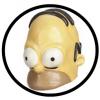 Homer Simpson Halbmaske - 