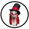 Partyclown Maske - Masken Partyclown Maske - Masken