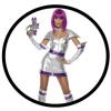 Space Girl Kostüm - Weltraum Kadettin Silber - Kostüme