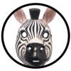 Zebra Maske Tiermaske - 