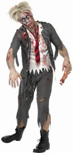 High School Boy Zombie Kostüm - Schuljunge - 