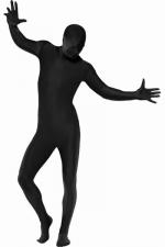 Körperanzug - Bodysuit - Schwarz - Kostüme