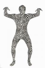 Morphsuit - Zebra - Ganzkörperanzug - 
