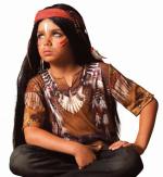 T-shirt Indianer - Kinder Kostüm - Kitsch