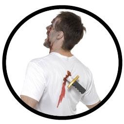 Messer Im Rücken Kostüm - Shirt bestellen