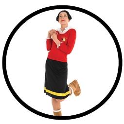 Olivia Kostüm - Olive Oyl Popeye bestellen