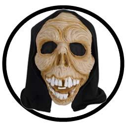 Totenkopf Mit Kapuze - Maske bestellen