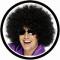 Afro Perücke Schwarz
