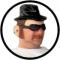 Blues Man Maske