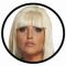 Lady Gaga Perücke - Glatt