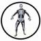 Morphsuit - Skelett Schwarz - Ganzkörperanzug
