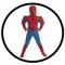 Spiderman Kinder Kostüm Deluxe - Muskelanzug