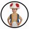 Toad Kinder Kostüm - Super Mario