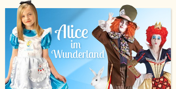 Kinderkostüme 'Alice im Wunderland' bestellen