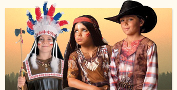 Cowboy und Indianer Kinderkostüme bestellen