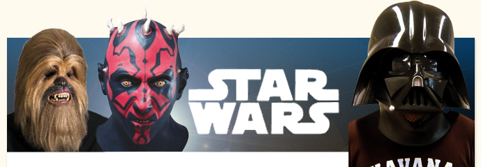 Masken aus Star Wars