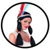Indianer Perücke - Indianer Prinzessin - Kostüme