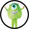 Monster Ag - Mike Glotzkowski Kostüm Erwachsene - Kostüme