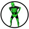 Morphsuit - Leucht Skelett - Ganzkörperanzug - Glow In The Dark - Kostüme
