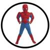 Spiderman Kinder Kostüm Deluxe - Muskelanzug - Kostüme