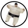 Sumoringer - Sumowrestler Kostüm Aufblasbar - Kostüme