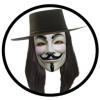 V Wie Vendetta Perücke - Guy Fawkes - Kostüme