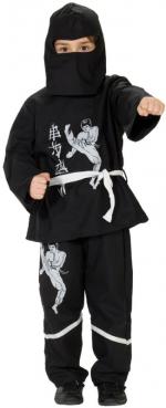 Black Ninja Kinder Kostüm - 