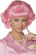 Frenchy Perücke Pink 50er Jahre - 