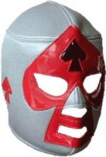 Lucha Libre Maske - Grey-black-red - Kostüme