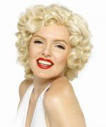 Marilyn Monroe Perücke - Locken Blond - 