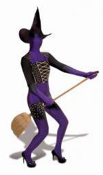 Morphsuit - Hexe Violett - Ganzkörperanzug - Kostüme
