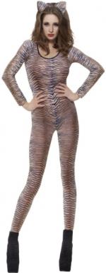 Tiger Print Bodysuit - Ganzkörperanzug Tiger - 