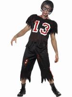 Zombie Football Spieler Kostüm - 