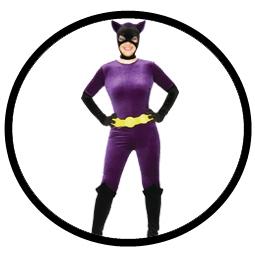 Catwoman Retro Kostüm Deluxe - 60er Jahre bestellen