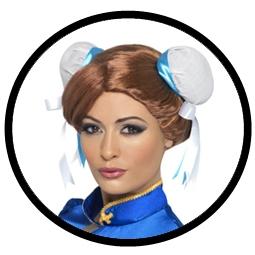 Chun-li Perücke - Street Fighter bestellen