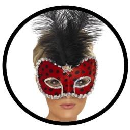 Käfer Maske Rot Schwarz Punkte bestellen