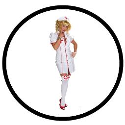 Sexy Krankenschwester Kostüm - Weiss bestellen