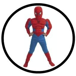 Spiderman Kinder Kostüm Deluxe - Muskelanzug bestellen